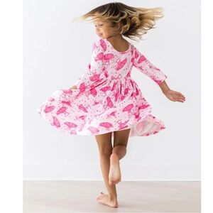 (NWT) MILA & ROSE PIROUETTE 3/4 SLEEVE POCKET TWIRL DRESS